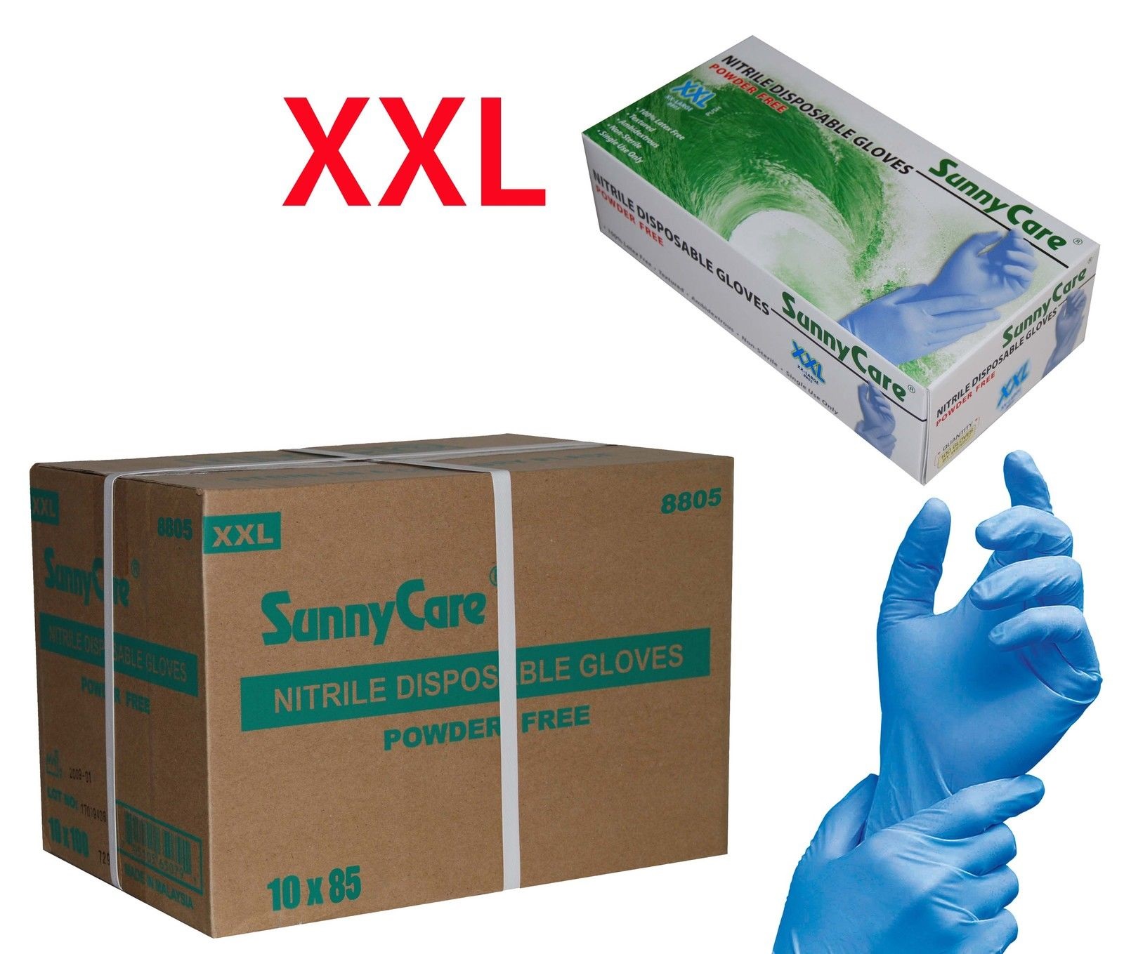 SunnyCare® Nitrile Disposable Gloves 